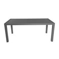 thumbnail image 3 of Crane Outdoor Tempered Glass Dining Table with Aluminum Frame, Gray, 3 of 6