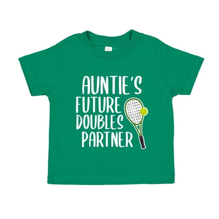 

Auntie s Future Doubles Partner Toddler T-Shirt 4T Kelly Green