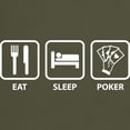 thumbnail image 3 of CafePress - Eat Sleep Poker Dark T Shirt - Men's Classic Graphic Cotton T-Shirt, 3 of 4
