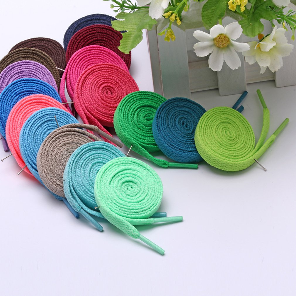 flat shoelace material