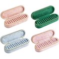 thumbnail image 4 of Compact Plush Jewelry Holder Protective Plush Jewelry Container with Zips for Necklaces and Small Trinkets, 4 of 7