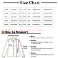 thumbnail image 5 of Dezsed Blazer Jackets for Women Women Business Attire Printed Long Sleeve Suit Collar Slimming Cardigan Double Breasted Suit Coat Tops Jacket Brown L, 5 of 5