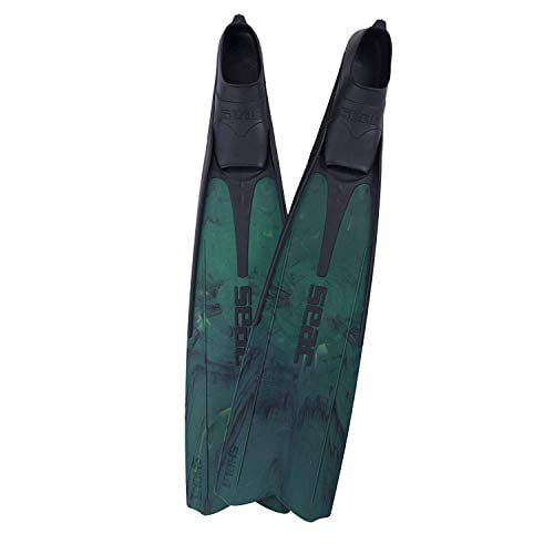 Spearfishing and Freediving SEAC Unisexs Shout Camo S700 Long Fins for Scuba Diving