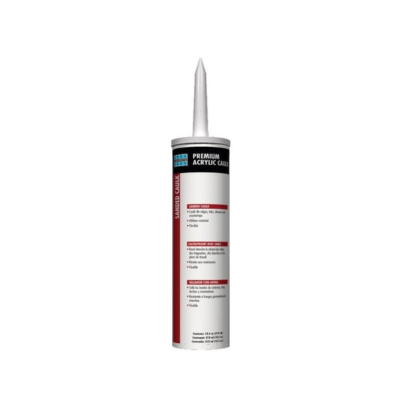Laticrete Acrylic Caulk (Sanded), Bright White - 10.5oz
