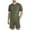 Army Green, variant on Men's Summer Tracksuit Set Tracksuits Shorts Set Casual Running Sport Sweat Activewear with Pockets Blue L