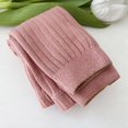 thumbnail image 2 of BULLPIANO Toddler Baby Girls Cotton Knit Leggings Little Girls Stretch Ribbed Solid Color Leggings Footless Tights Bottom Pants, 2 of 8