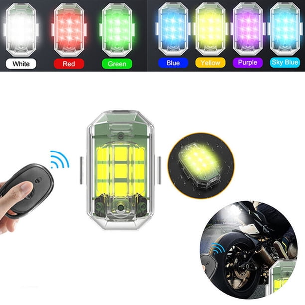 Coche Scooter Advertencia Lámpara 350mAh Motocicleta Lámpara estroboscópica Impermeable anticolisión Likrtyny Accesorios para autos y motos