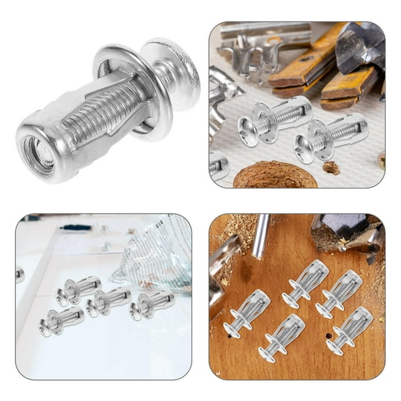 HOMEMAXS  20 Pcs Stainless Hardware Expansion Screw Fixing Screws Door Installation
