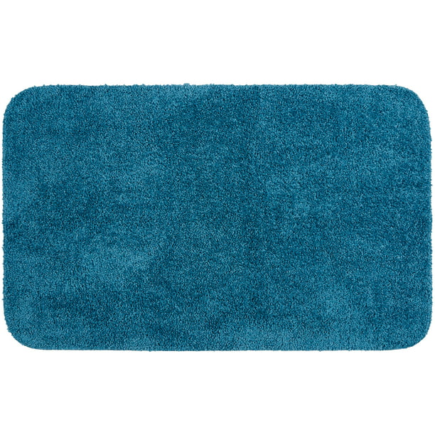 Mainstays Basic Bath Rug Turquoise 23, Turquoise And Brown Bathroom Rugs