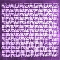thumbnail image 1 of Ahgly Company Indoor Square Abstract Purple Contemporary Area Rugs, 5' Square, 1 of 4