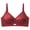 Wine WEL2, variant on YLOMAY Women Bras Women Underwear Push up Bras Solid Color Stylish Brassiere Ladies Loose Everyday Wear Beige L