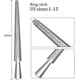 thumbnail image 2 of Ring Sizer Measuring Tool,aluminum Ring Mandrel And Finger Gauges (ruipei), 2 of 5