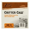 Zilla Black & Metal Critter Cage, XLarge, 15 Gal