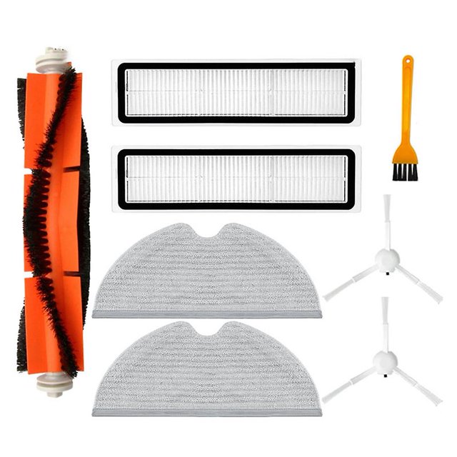 Buscador de repuestos para aspiradora robot D9 Bot L10 Pro Trouver, cepillo lateral principal, mopa, filtro HEPA, como se muestra