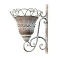 thumbnail image 1 of Maceta de pared para jardín, cesta de flores, maceta creativa, regalo de inauguración de la casa, de hierro para porche y balcón., 1 of 8
