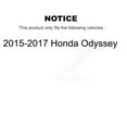 thumbnail image 2 of CMX Front Rear Disc Brake Rotors and Ceramic Pads Kit for Car 2015-2017 Honda Odyssey K8C-101492, 2 of 11