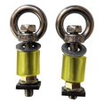 thumbnail image 3 of 2 anillos de amarre con perno de ojo de alta resistencia para cuerdas, ganchos para portaequipajes de techo Longitud 6 cm, 3 of 9