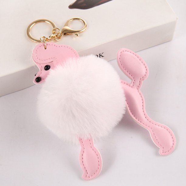 unbranded 3Ud Llavero Colgante Con De Caniche Para De Y Color Variado