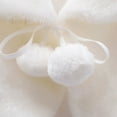 thumbnail image 4 of Capa de princesa para niñas de flores, abrigo de invierno para hombros, para bodas, cumpleaños, fiestas de disfraces, vestidos de noche, chal cálido para niñas pequeñas S, 4 of 4