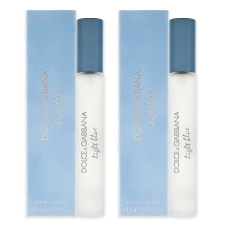Dolce and Gabbana Light Blue - Pack of 2 EDT Spray (Mini), 0.25 oz