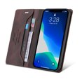 thumbnail image 2 of Wallet Case for iPhone 13 Pro, PU Leather Magnetic Closure Folio Flip Case with Kickstand Credit Card Holders Slots Shockproof TPU Inner Shell Phone Cover for iPhone 13 Pro (6.1inch),Brown, 2 of 12