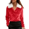 thumbnail image 2 of Pyhlmscde Chandail en Molleton à Manches Longues pour Femmes, Confort Chaud, Pyjama de Noël, Tenues d'Automne pour Femmes, 2 of 4