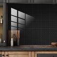 thumbnail image 4 of SKISUNO Removable Black Tile Stickers Vintage Look Adhesive Wall Decals for Kitchen and Bathroom, 4 of 8