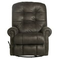 thumbnail image 6 of Catnapper Marge Swivel Glider Recliner in Gray Polyester Fabric, 6 of 8