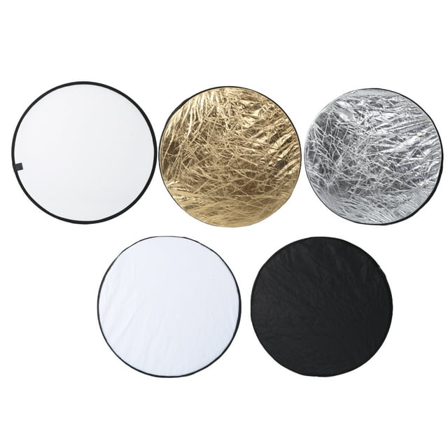 Reflector de luz redondo plegable reflector de disco redondo plegable Asidero ligero duradero para fotografía de retrato para interiores y exteriores ANGGREK Otros