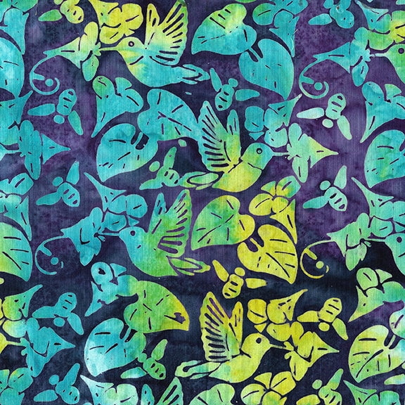Humming Bird Nectar - Purple Eggplant - Island. Batik - 112206475 - Bee Kind