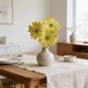 thumbnail image 5 of CaiYueKe Artificial Chrysanthemum Flower Bouquet 3 Stems Fake Flowers Silk Flower Arrangement for Wedding Photography Home Table Decor Vase Filler Centerpiece Party Decoration, 5 of 8