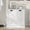 93#White,MDF, variant on 47.95" Farmhouse Buffet Cabinet - White Storage Sideboard with 2 Drawers & 4 Doors for Dining Room, Kitchen & Living Room
