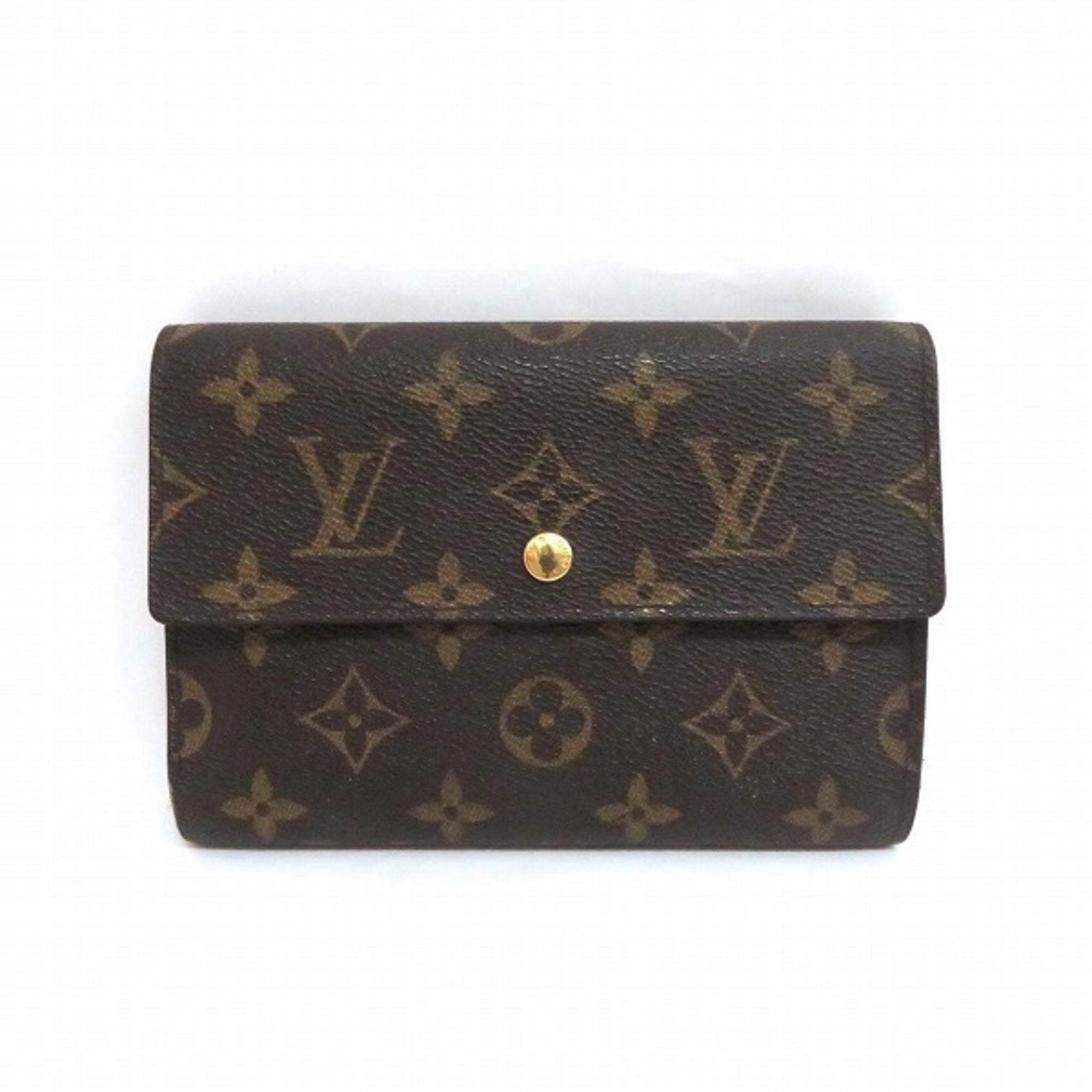 Louis Vuitton Womens Monogram Porte-Tresor Long Envelope Wallet