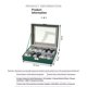 thumbnail image 5 of Watch Box, 10 Slot Mens Watch Case, Watch Storage Holder Organizer, Watch Display Case with Glass Lid, Anniversary Birthday Christmas Gifts for Men Women - green(Excluding watches), 5 of 5