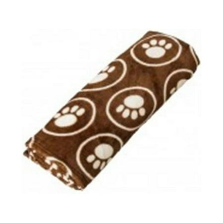 UPC: 0077234500590 | Ethical Pet 077234500590 30 x 38 in. Snuggler Paws-Circle Blanket  Chocolate