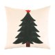 thumbnail image 2 of Cojín de Terciopelo Navideño con Bordado de Árbol de Navidad para Sala de Estar, Sofá, Cama, Decoración Navideña, 2 of 6