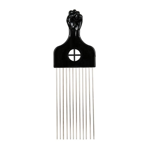 Afro Combs, Afro Pick Afro Comb Metal Picks , Afro Pick Combs for African , Hair Combs, Hair Picks for Curly Hair Fist Pick