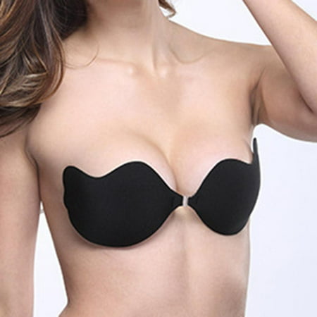 

Fashion Lady Invisible Self-Adhesive Silicone Bra Front Closure Strapless