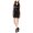 Black - blk, variant on Kensie Womens Satin Shift Dress, Black, Medium