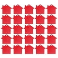 thumbnail image 1 of Unique Bargains House Shape Blank Tags Metal Stamping Tag Blank Dog ID Tags, Red Engraving Tags, 25 Pack, 1 of 7