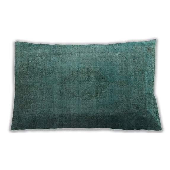 Ahgly Company Indoor Rectangular Mid-Century Modern Lumbar Throw Pillow, 13 inch by 19 inch