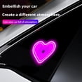thumbnail image 3 of Wireless Car Solar Triangle Window Glowing Heart Ambient Lights Rechargeabl, 3 of 8