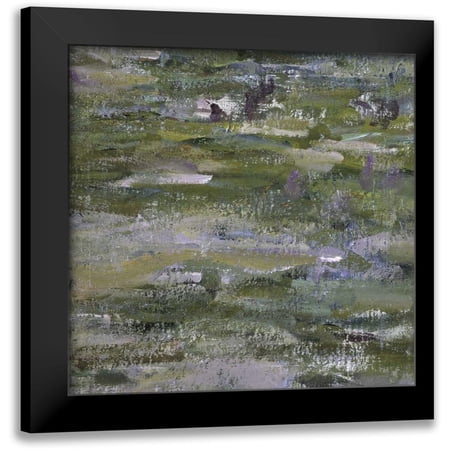 Monet, Claude 12x12 Black Modern Framed Museum Art Print Titled - Study of Water Lilies - Etude des nympheas