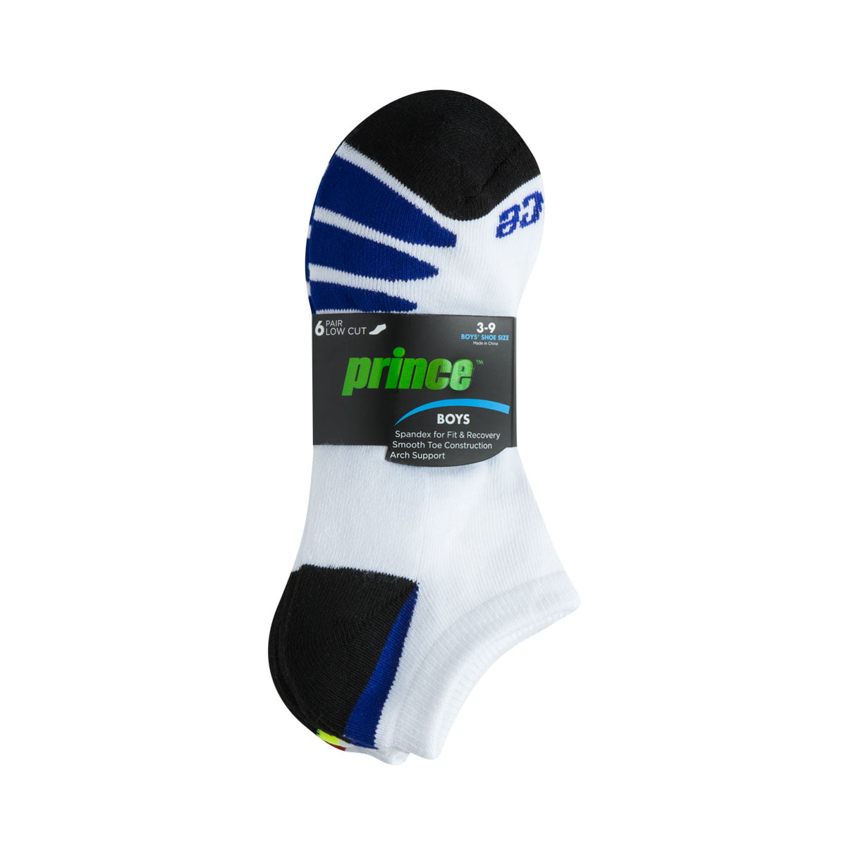 Prince Boys Low Cut Athletic Socks with Cushion for Active Kids 