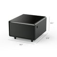 thumbnail image 3 of Sumdeal 27.8" Side Table with Fridge and Mobile Wireless Charging and USB ports,Smart Nightstand in Bedroom, 3 of 9