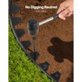 thumbnail image 4 of VEVOR Landscape Edging Border 10Pcs 6 ft x 1.6 in Plastic Garden Edging No Dig, 4 of 9
