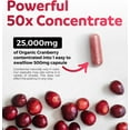 thumbnail image 3 of Pure Co 25,000mg Organic Cranberry Pills 50:1 Concentrate Kidney Support Supplement, 60 Capsules, 3 of 11