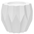 thumbnail image 1 of kieragrace Providence Baxter Candleholder  White Gloss 6-Inch, 1 of 3
