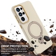 thumbnail image 4 of Para Samsung Galaxy S26 Ultra 5G Case (Compatible With MagSafe) con Soporte Invisible de Anillo en O Magnético, Funda de Teléfono a Prueba de Golpes de Grado Militar, Albaricoque, para Galaxy S26 Ult, 4 of 7
