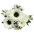 thumbnail image 2 of KGJQ Sunflower Artificial Flowers, Realistic Fake Bouquet for Wedding Home, Rustic Silk Fabric Floral Arrangements for Vase Centerpiece, Fall Decor, 2 of 8